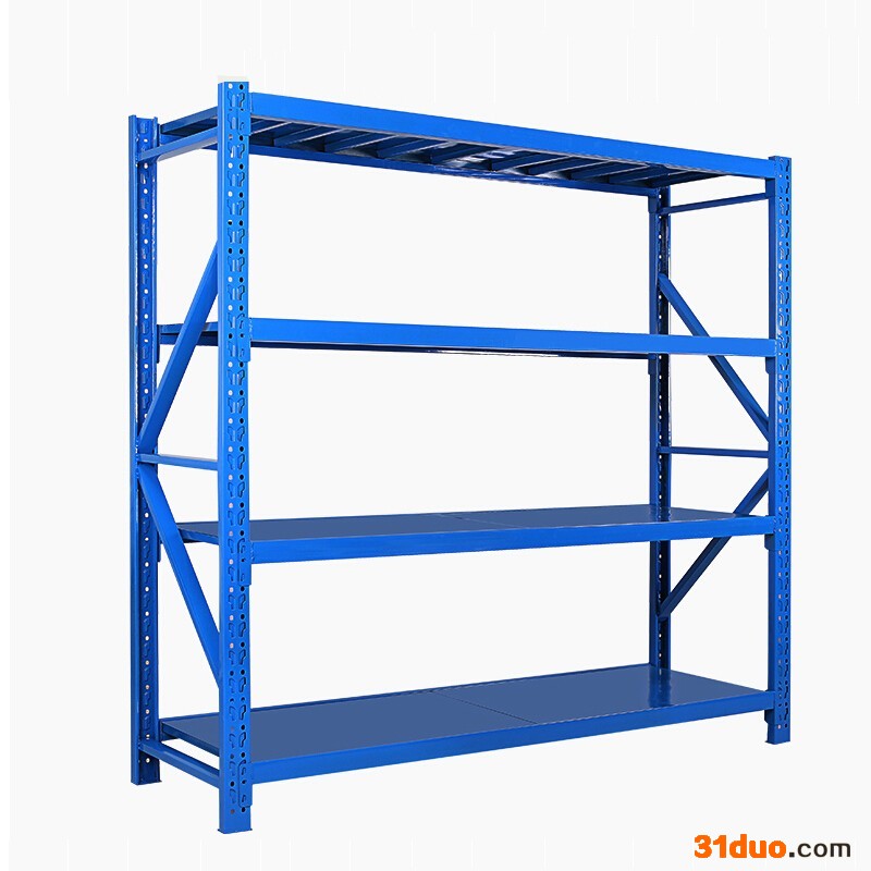 观盛 仓储货别想 仓储货架中型仓储货架每层称重500斤仓库房重轻型货架服装厂展示架汽配家用置物架铁架定做