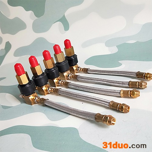 军哥汽配 东风猛士EQ2050B军车越野车轮胎充气阀 轮边手控阀 4223C21-015