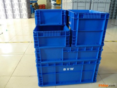 上海**物流汽配箱，EUD600*400*280物流箱 塑料箱自产自销奉贤工厂