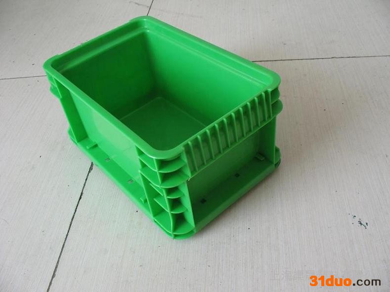 供应上海绿色汽配物流箱 上海小型周转箱价格