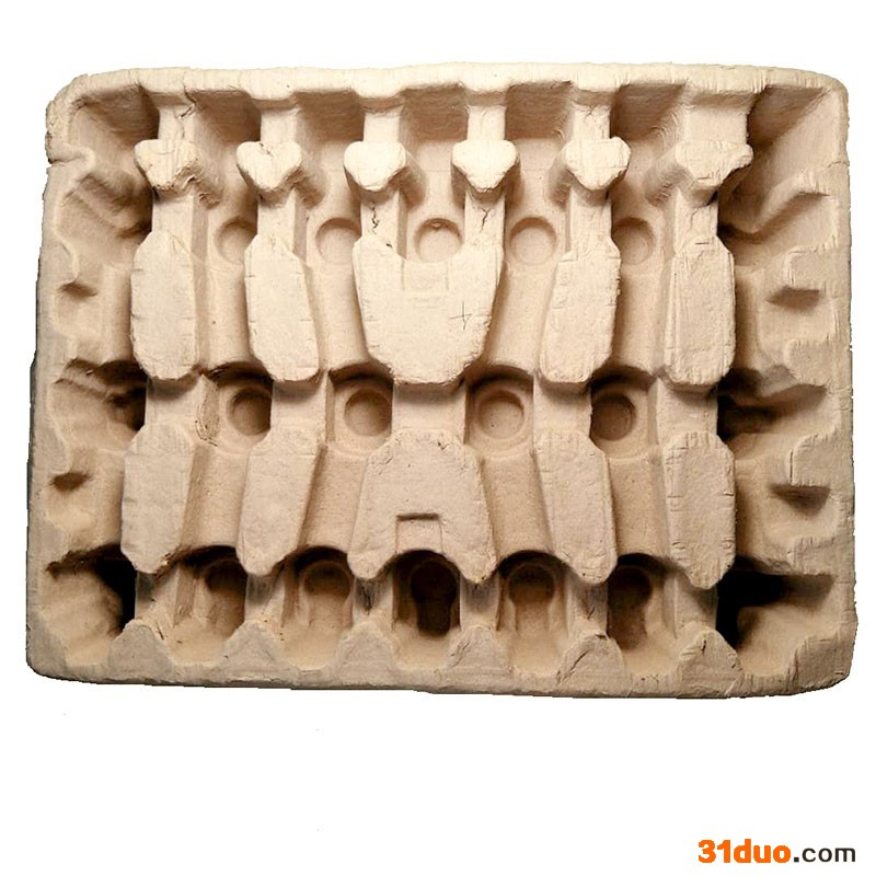 温州厂家批发汽配升降电机套纸浆模塑环保防震防潮纸托包装用品