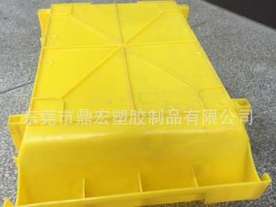 五金螺丝塑料零件盒 不良品黄色组合式斜口盒 汽配物料盒