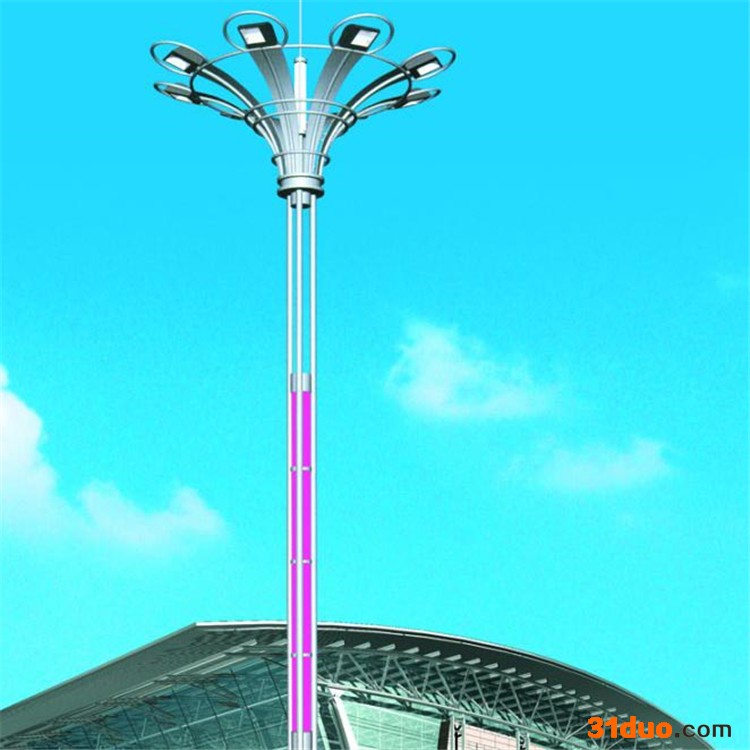 球场照明灯杆 球场照明灯杆生产厂家 200WLED灯杆灯柱