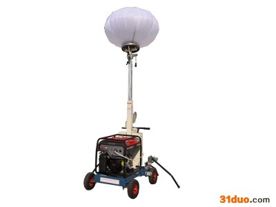 移动照明车 供应路得威RWZM31移动照明灯塔手推式照明车 防眩目照明车