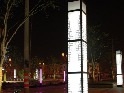 高品质】4，5,6，7，8米不锈钢景观灯照明，LED景观广场照明灯