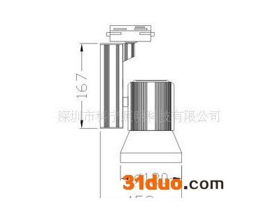 科宁照明服装专卖店照明金卤灯 服装专卖店照明金卤灯