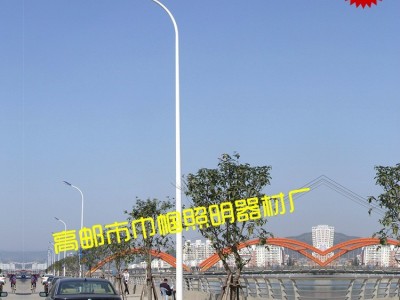 厂家供应 12米普通路灯 单自弯臂 钠灯 马路 道路照明灯 量大优惠