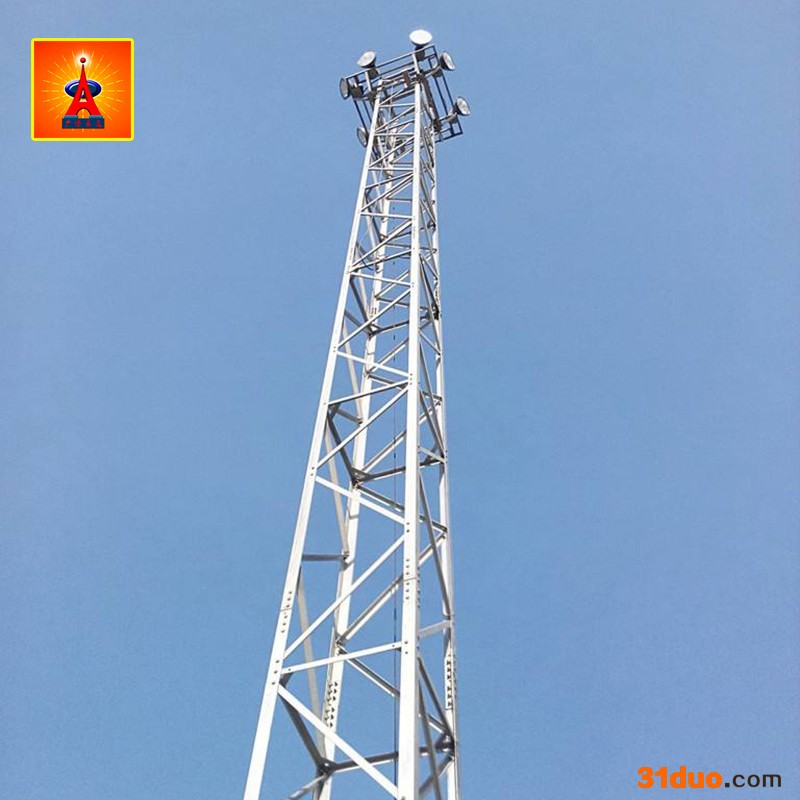 电力铁塔厂家照明灯杆 投光铁塔 升降投光灯塔角钢 固定照明灯塔