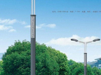 生产直销】方形回纹，仿古式LED路灯，常规道路钠灯照明路灯