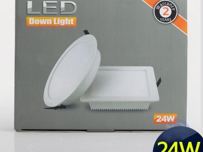 商业照明LED灯具LED灯室内照明灯具圆形喷白外壳LED筒灯