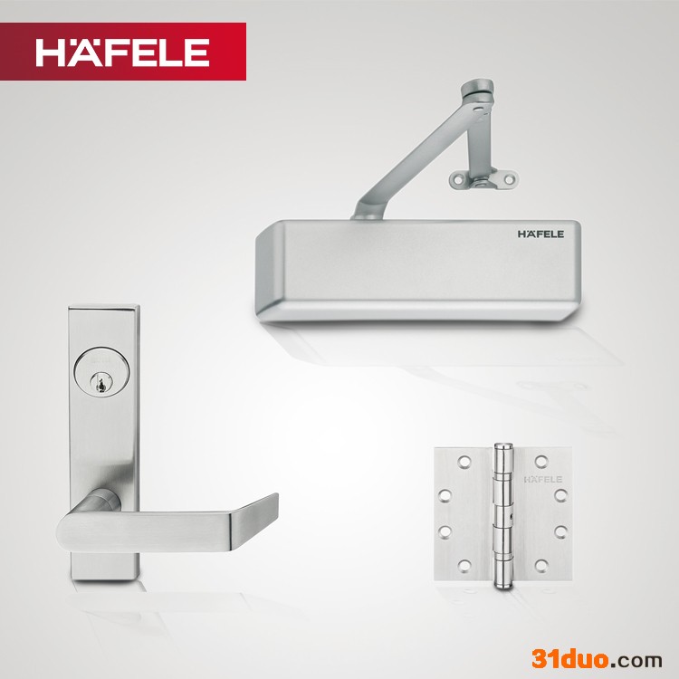 HAFELE/海福乐美标门五金建筑五金 合页门锁配件套装闭门器