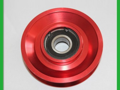 【胜源五金制造】供应健身器材配件小滑轮 五金压铸小滑轮