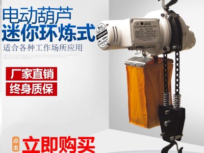 供应DUKEDU901迷你链式吊车起重吊葫芦五金起重机电动葫芦