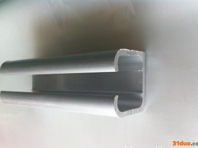 直销吊轨 铝材滑轨 香槟方吊轨 门窗五金配件