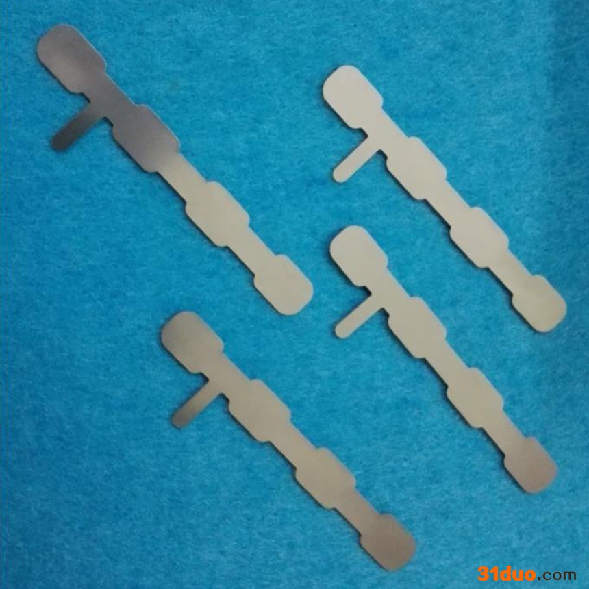 联呈五金 锂电池引出片 五金机械加工  机械加工厂 电池点焊引出片 组装引出焊脚 扣式电池引出连接片 连接片定制