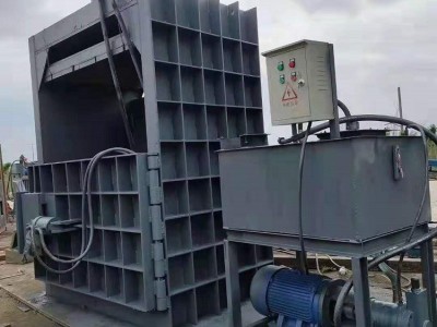 石成金    塑料薄膜捆扎机 立式打包机 液压升降 铁皮五金废料打包机