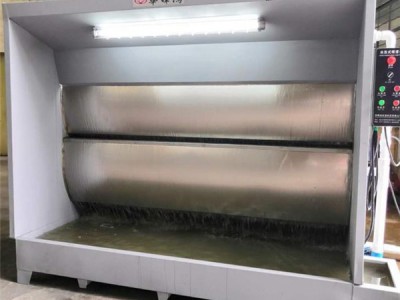 钢结构厂/五金厂/办公家具厂/灯柱厂喷漆水帘机,喷漆房除尘水帘机+水洗喷漆台+五金类喷漆水帘机+家具类喷漆水帘机，除尘用