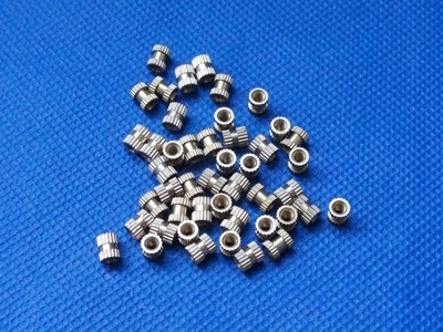 余姚市精钢塑料模具厂 五金铜件 双面倒角铜螺母 1000个起卖