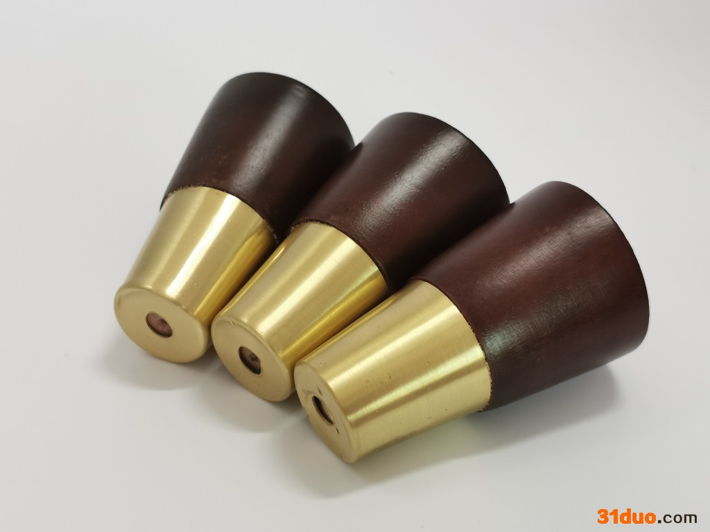 家具支撑腿柜脚 现代轻奢镀铬沙发脚 金属斜撑脚 圆管锥形五金脚配件