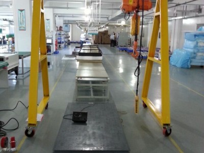 五金塑胶模具龙门吊架 仓库模具作坊专用龙门吊 车间手推式简易龙门吊架