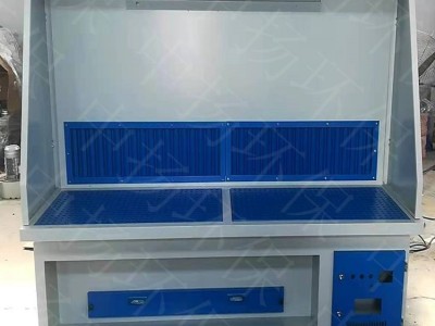 b抛光打磨除尘台多工位五金打磨台工业工作台收集柜吸尘工业环保处理设备