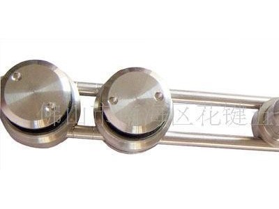 佛山花键不锈钢吊轮酒店工程淋浴房五金10C不锈钢静音玻璃趟门吊轮