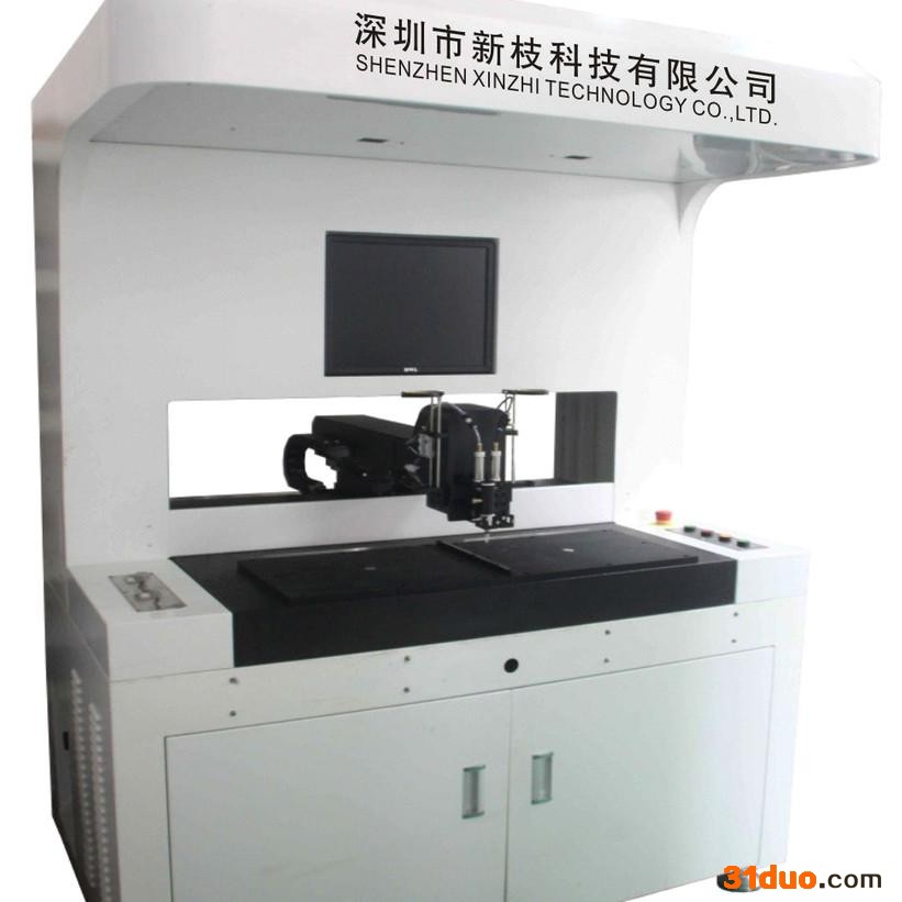 新枝标牌铭牌点胶机上色设备饰品抹油机器五金滴油机高速滴胶机