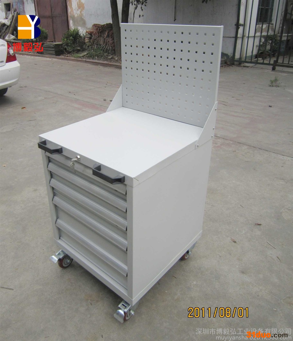 博毅弘三层抽屉式工具车工具柜五金 重型工具车直供 不锈钢工具柜图片 重型工具柜 工具车规格