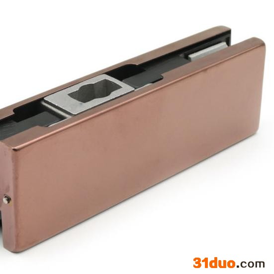 建筑工程五金上下夹不锈钢304一字夹玻璃门夹玫瑰金多码款