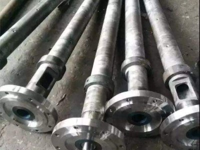 注塑机五金配件_挤出机螺杆\t_65熔喷布机单螺杆