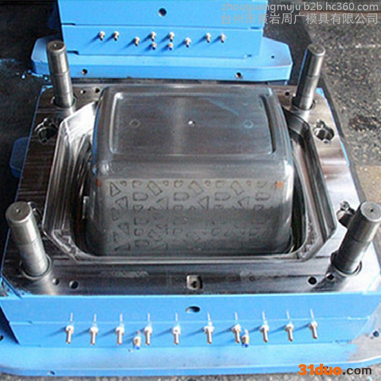 黄岩模具工厂生产水果搬运篮模具 搬运筐模具 胶箱模具配件五金塑胶模具加工制造