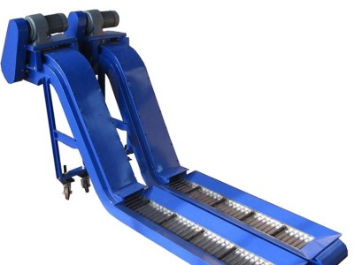 华顺 机床排屑机数控机床排屑机车床提升机链板式拍削机刮板磁性排屑器废料输送机