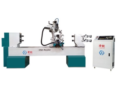 凌锐 木楼梯立柱扶手数控机床  数控木工车床 实木数控车床