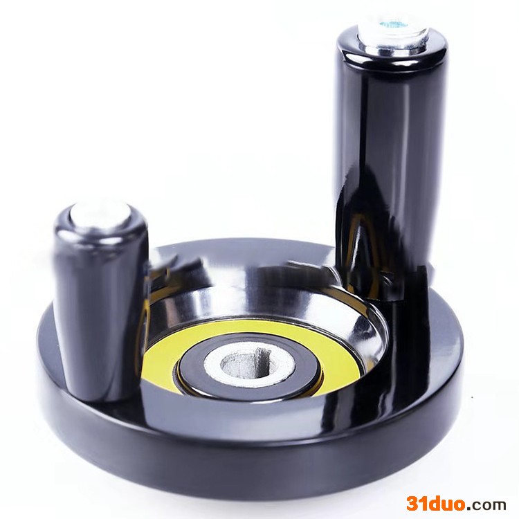 航润 厂家供应 双柄手轮 胶木双柄手轮 机床手轮