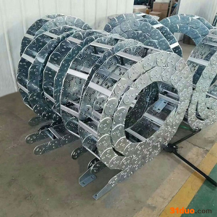 天海 机床钢制拖链  不锈钢拖链