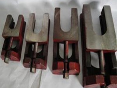 沧州宏泰厂家可定制重型数控机床车床冲床蓝色防震减震可调垫铁 垫块垫等