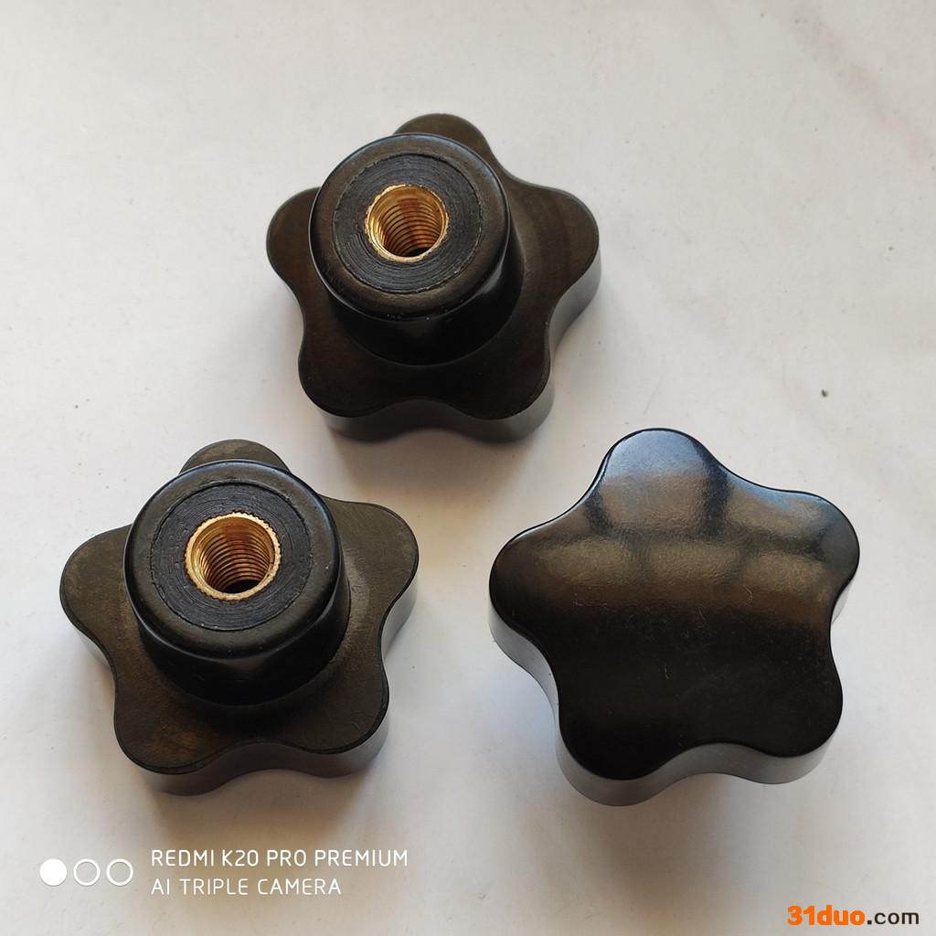 梅花机床手柄 五角星型把手 五星把手耐温内螺纹 厂家批发