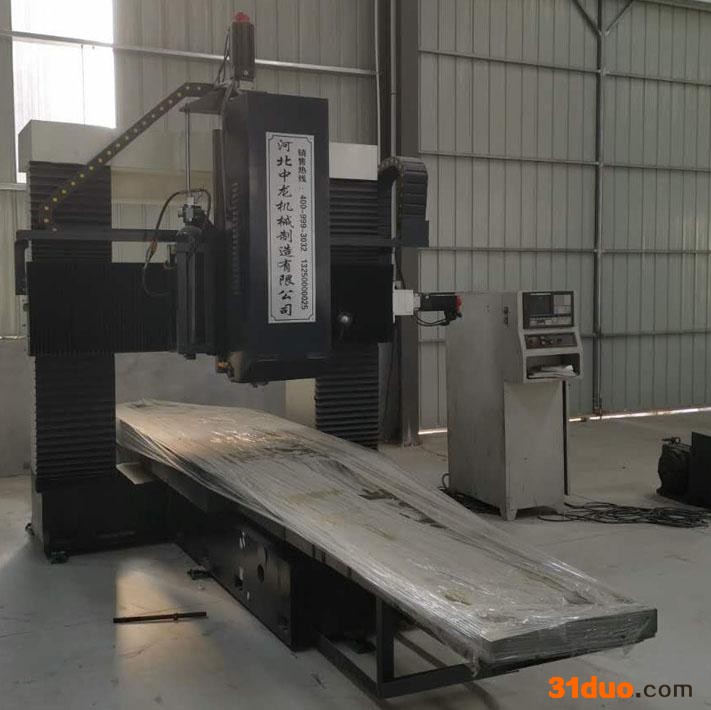 高速数控龙门钻床U钻河北中龙厂家大型法兰钻孔机床立式钻床