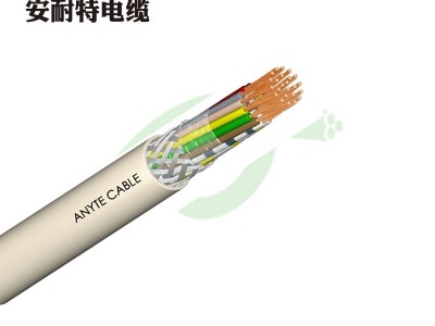 PVC多芯屏蔽控制电缆 机床加工绝缘电线 工业电线