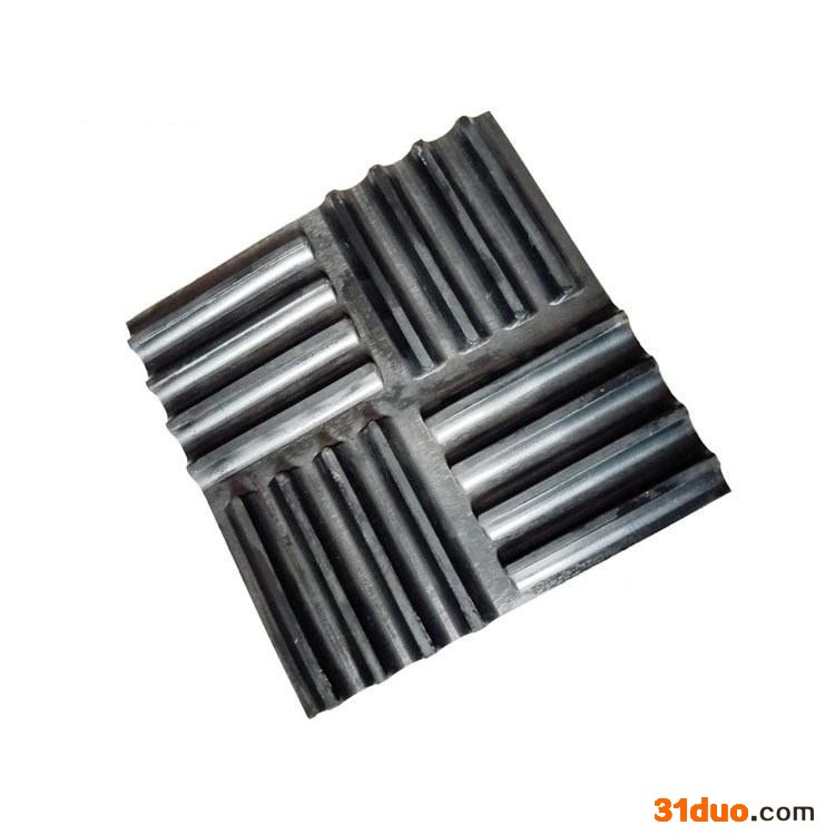 朔涵 定制橡胶减震垫 防震缓冲垫 风机机床橡胶块 空调条纹减震橡胶块