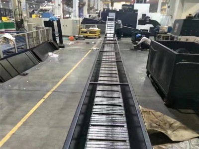 嘉隆 链板式排屑机机床排屑机螺旋输送机 提升式自动链板排屑机