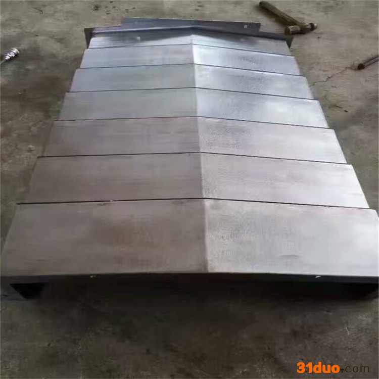 德康现货伸缩式钢板防护罩  不锈钢钢板防护罩 数控机床防护罩定制销售