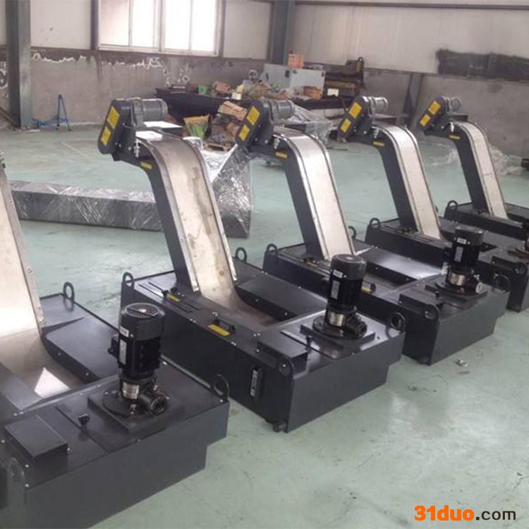 德玛DM-链板刮板数控机床自动排屑机车床铁削废料排屑器加工中心带水箱链板排屑机厂家