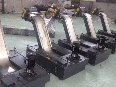 德玛DM-链板刮板数控机床自动排屑机车床铁削废料排屑器加工中心带水箱链板排屑机厂家