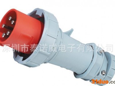 现货 63A5P 工业插头 防水工业插头批发