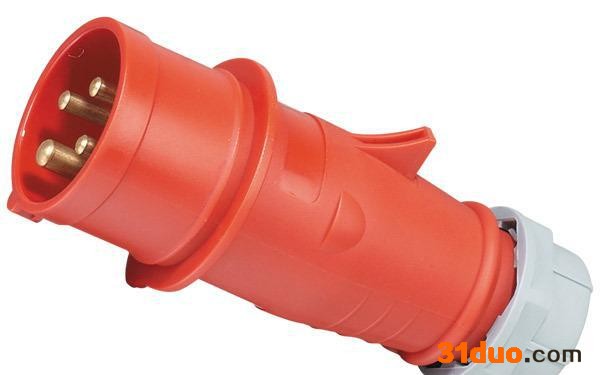 ,saipwell 4孔工业电源插头 工业插头 32A 400V