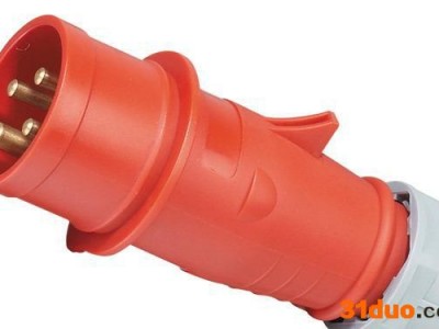 ,saipwell 4孔工业电源插头 工业插头 32A 400V