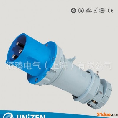 直销 5芯大电流防水插头 UZ-1235工业电源插头 63A