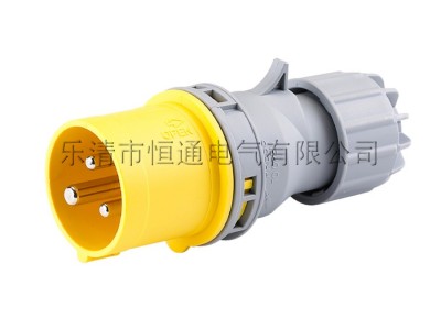 供应**厂家 供应 防水工业插头 单相16A 110V 2P+E