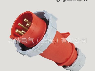 防尘IP67 **低价工业插头 16A/230V 3孔连接器
